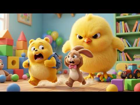 The Chick Ate a MAGIC PILL! 💊🐥 RUN FOZ RUN! | 3D Cartoon For Kids | FOZ KIDS