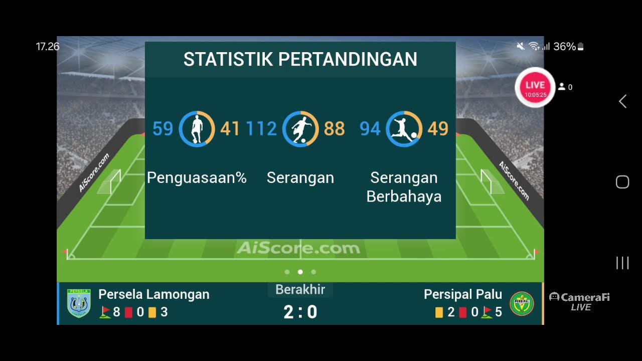 2-0 🔴Live Skor ~ Persela Lamongan VS Persipal Palu , Pegadaian Championship ,  7  November  2025