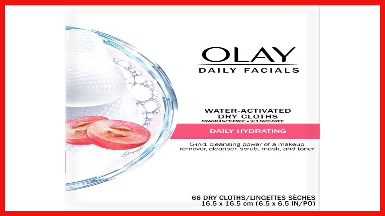 Olay Daily Facials, Daily Clean Makeup Removing Facial Cleansing Wipes