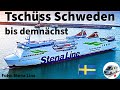 #195 Tschüss Schweden, das wars, mit dem Dampfer zurück, Schwedentour 2024