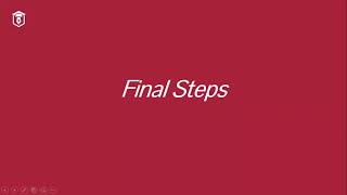 Graduate School Final Steps