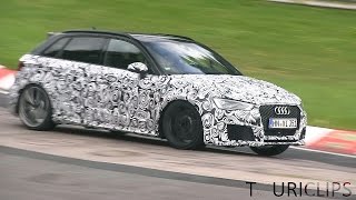 2015 Audi RS3 continues testing its 5-cylinder on the Nürburgring!