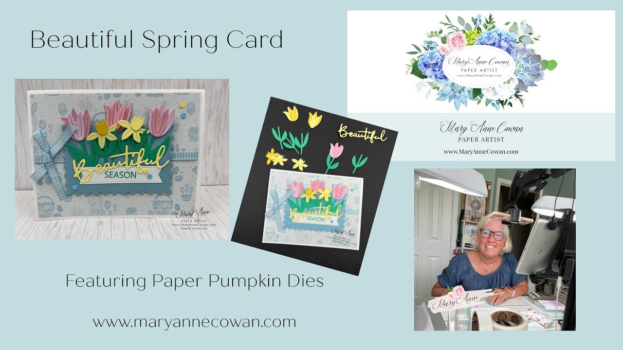 Paper Pumpkin Beautiful Blooms | Easy Floral Card Making