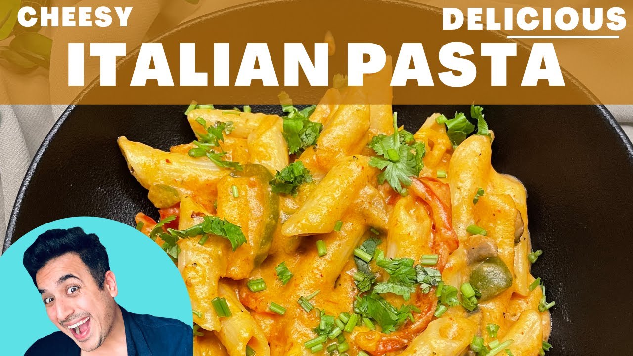 Italian Cheesy Pasta Recipe How to cook mix sauce pasta at home Pasta cooking tutorial 