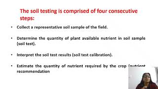 Soil Testing  mooc w4