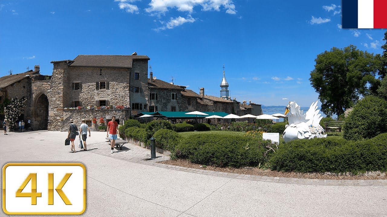 Yvoire, France | Summer 2021【4K】