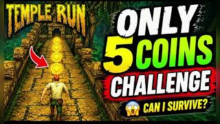 TEMPLE RUN 5 Coins Challenge 😱 Gone Wrong|Crazy Game| Tricks| screenshot 4