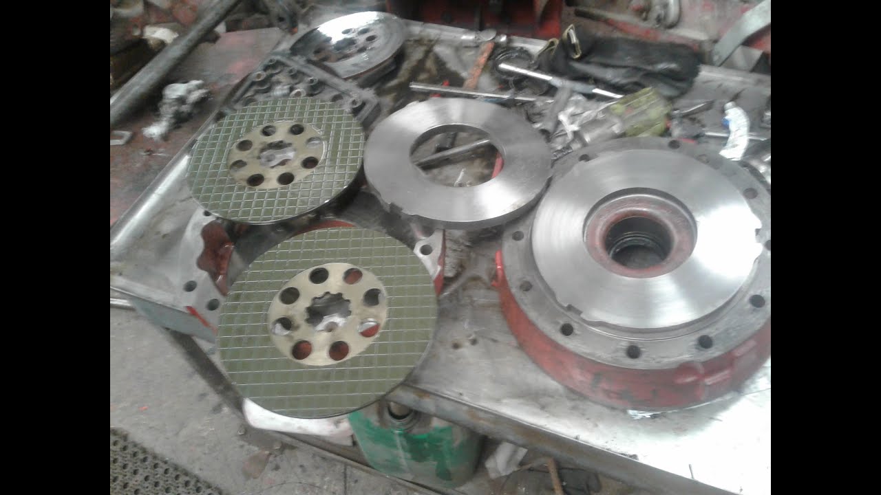 resurfacing IH 956xl brake cast parts YouTube