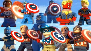 All Captain America Characters in LEGO Marvel Videogames screenshot 5