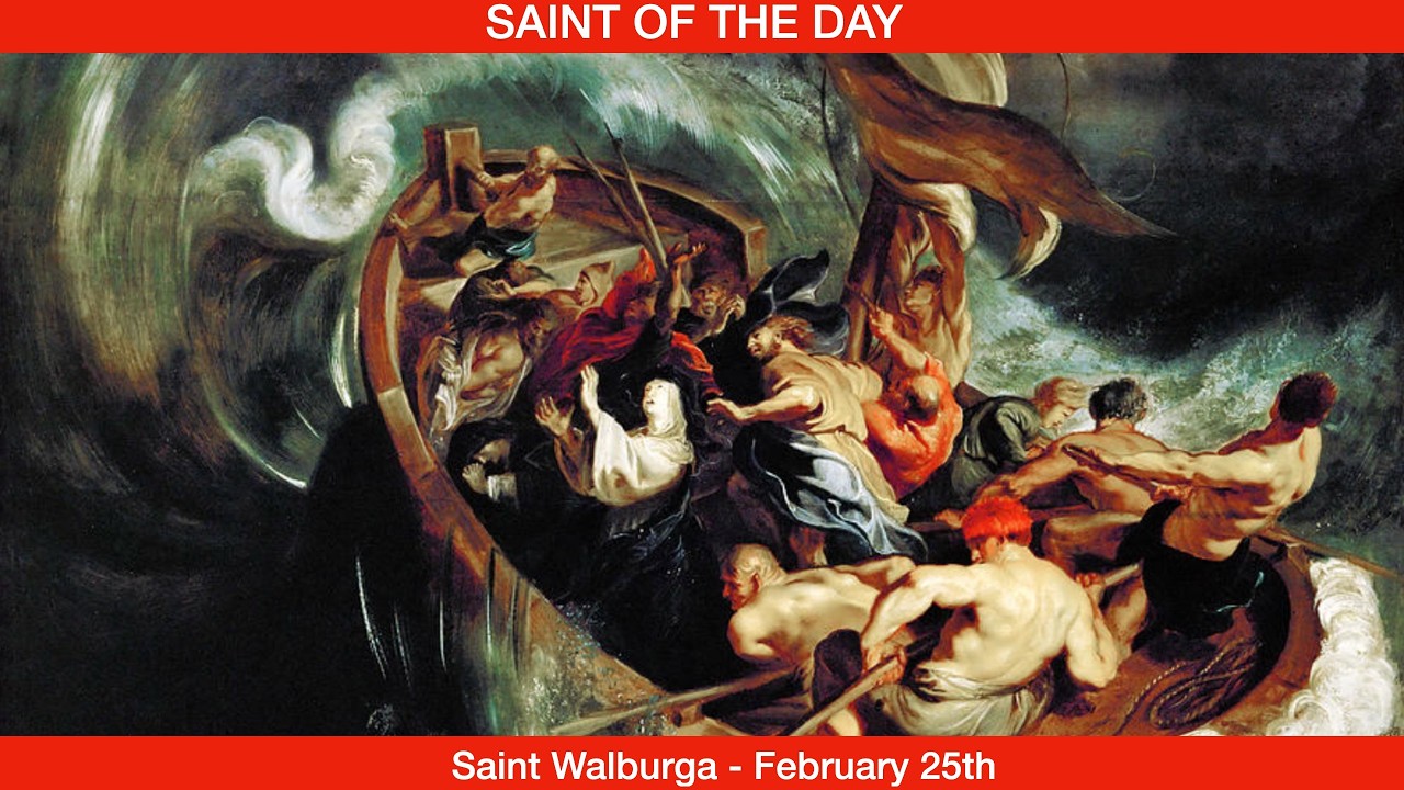 Святая Вальбурга, игуменья - 25 февраля.