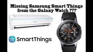 Missing Samsung Smart Things from Galaxy Watch? Set up Samsung air conditioner via Smart Things screenshot 5