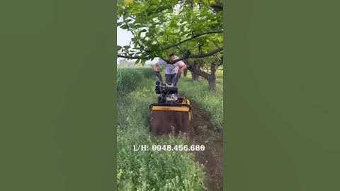 Máy cày xới đất máy cắt băm cỏ nông nghiệp máy vun luống tạo rãnh đa năng chạy động cơ dầu 178 có đề