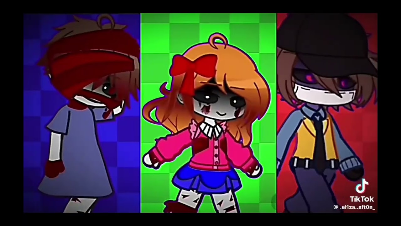 Gacha fnaf TikTok’s I found at the depths of C.C’s wardrobe/ closet 🩵 (HAPPY NEW YEAR!)