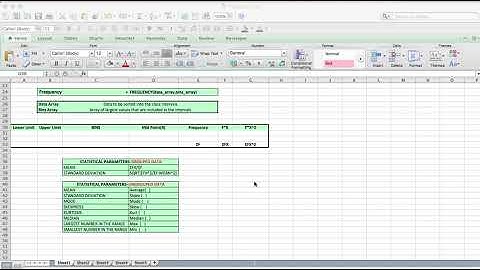 Frequency Distribution in Excel