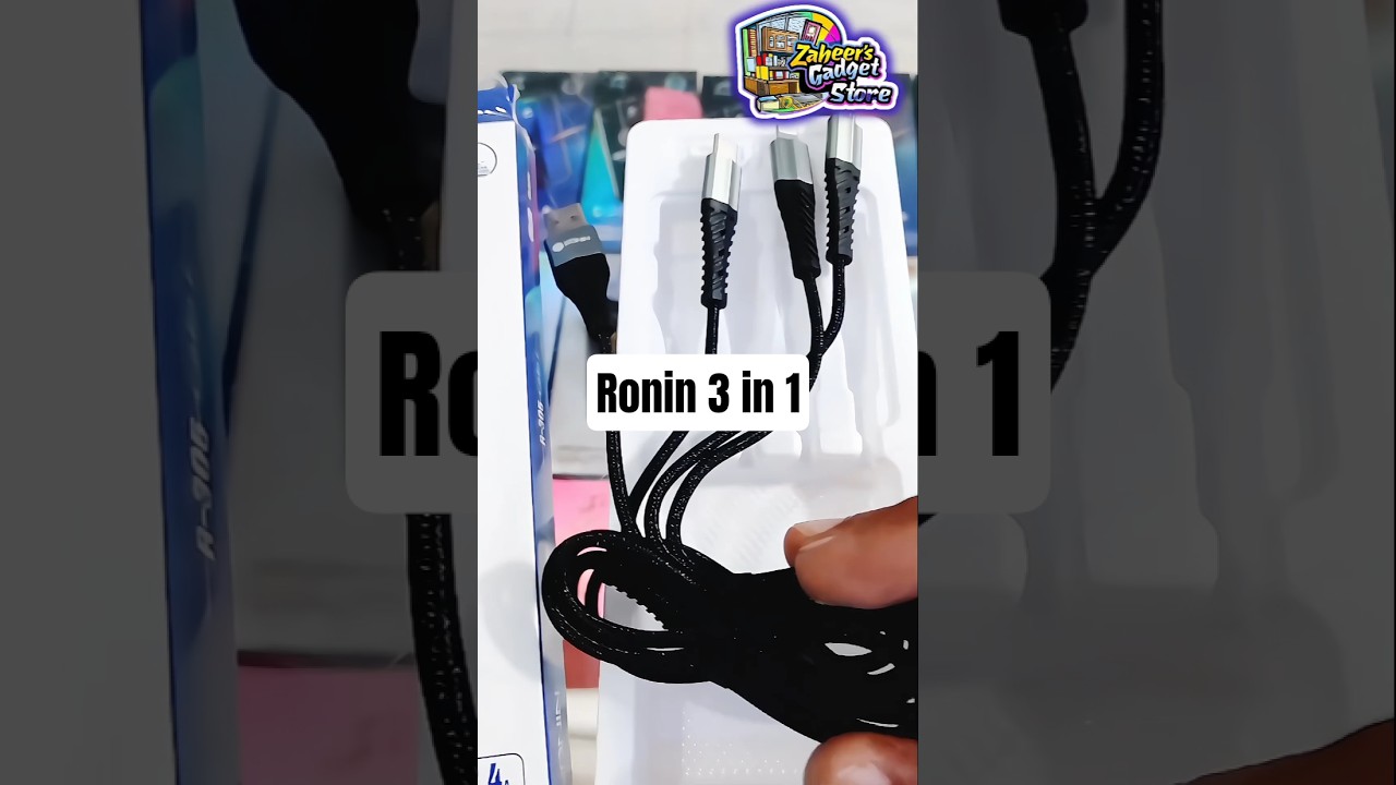 Ronin R-5005 Model 3 in 1 USB Fast Charging Data Cable 🔥