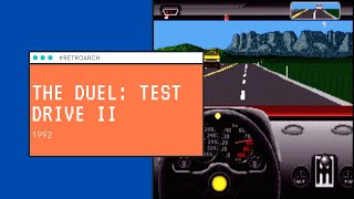 The Duel: Test Drive II (1992) [MD] - RetroArch with Genesis Plus GX