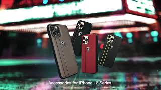 New Ferrari Case - Limited Edition for iPhone 12 - Ferrari Off Track Stripes