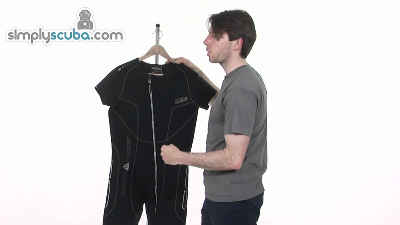 Waterproof Mens W1 Non Hooded Shorty Wetsuit