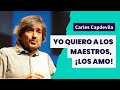 Carles Capdevila: "Yo quiero a los maestros, los amo"