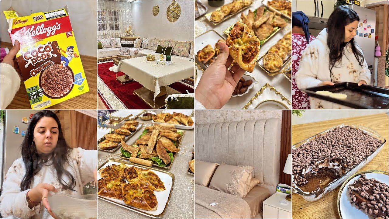 يوميات رمضان 🌙 دخلت الكوزينة معطلة ماما عاوناتني اليوم👌🏻روتين الشقا تنظيف و تنظيم شهيوات ساهلين