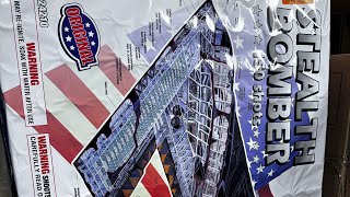 STEALTH BOMBER 150 shot firework cake 🦾🦾🔥🧨 NEW 2025 HITTER!! 🤓 @Reckles5Pyro