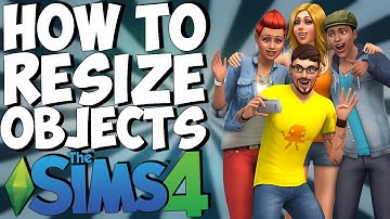 How To Resize Objects In The Sims 4 - Xbox One/PS4