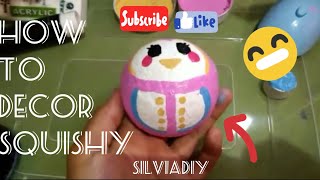 Cara Mendeco Squishy Dengan Cat Acrylic