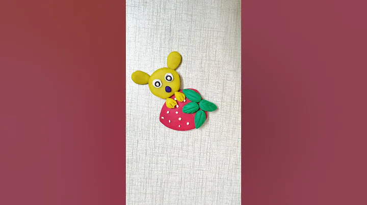 Cute Clay Art#diy #art #craft #shorts #shortsfeed #youtubeshorts