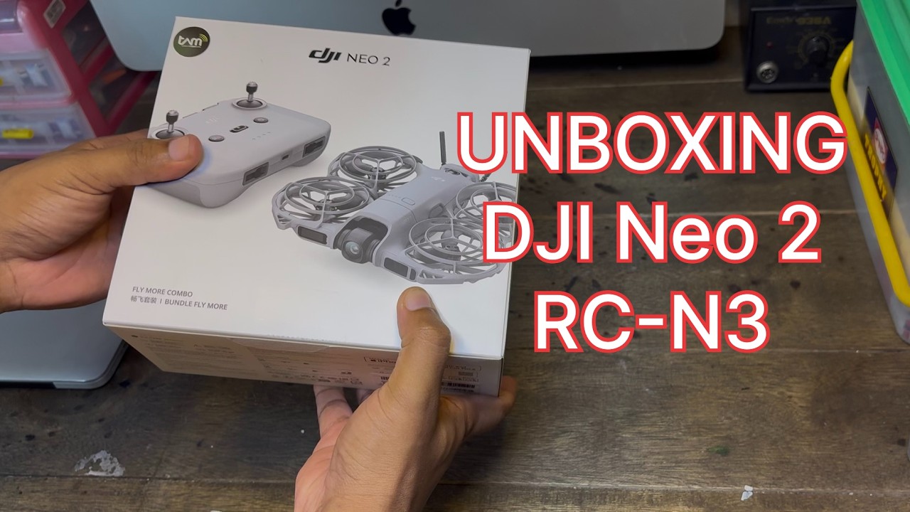 Unboxing DJI Neo 2 Fly More Combo + DJI RC-N3 [3 Batteries]