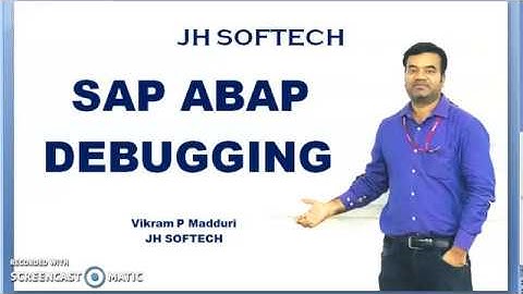 SAP ABAP Debugging Part 1