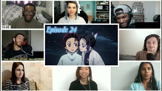 Demon Slayer || Kimetsu no Yaiba episode 24 reaction mashup