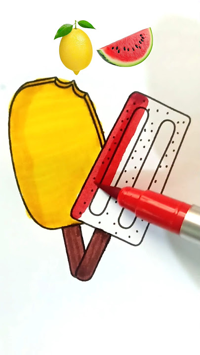 stick Ice-cream colour mixing art #viral #trending #shortvideo #shorts #short #youtubeshorts #art