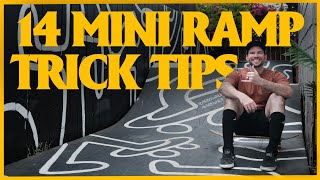 14 EASY MINI RAMP TRICKS FOR SKATEBOARDERS | 2023 TRICK TIP MARATHON