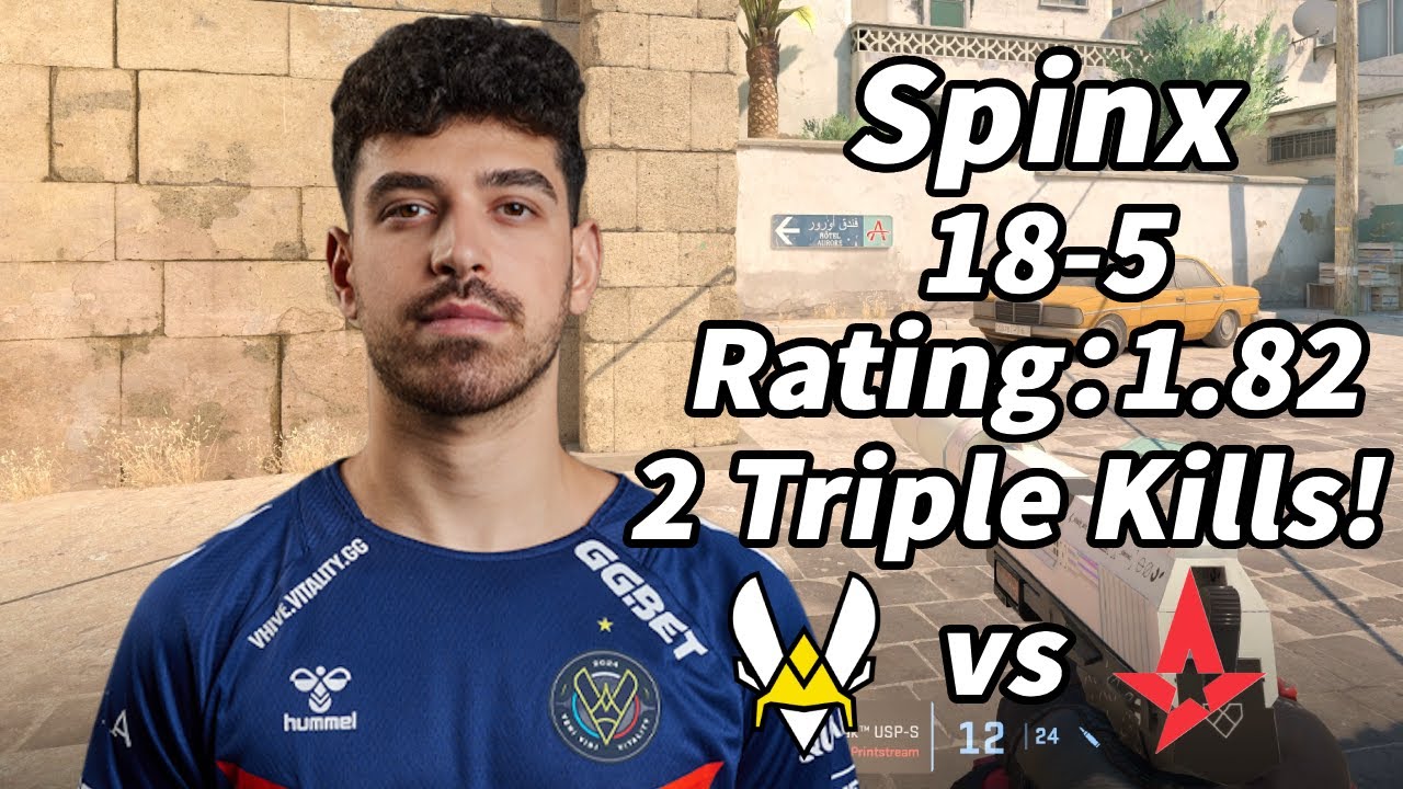 Cs2 Spinx CS2 Vitality Spinx VS Astralis pov Dust2 (18-5) | 2024/09/25 | #cs2 ...