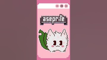 Aseprite - Animated Pixel Floof Mascot Stream Avatars Time Lapse