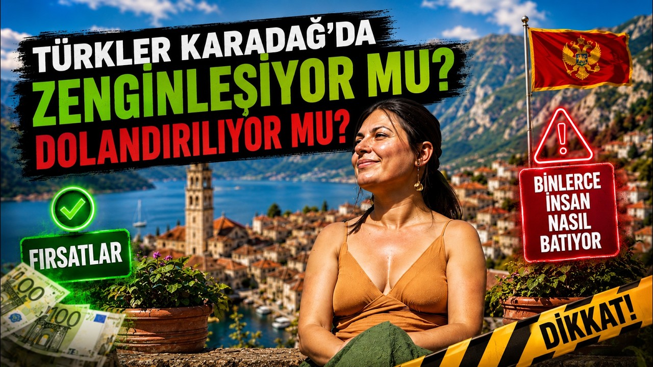 Türkler Karadağ'da Zenginleşiyor mu? Yoksa Binlerce İnsan Batıyor mu?