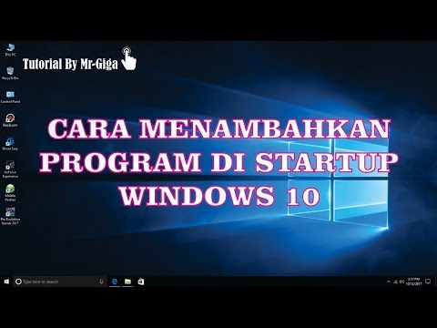 Cara Menambahkan Program Di Startup Windows 10 Hd Youtube
