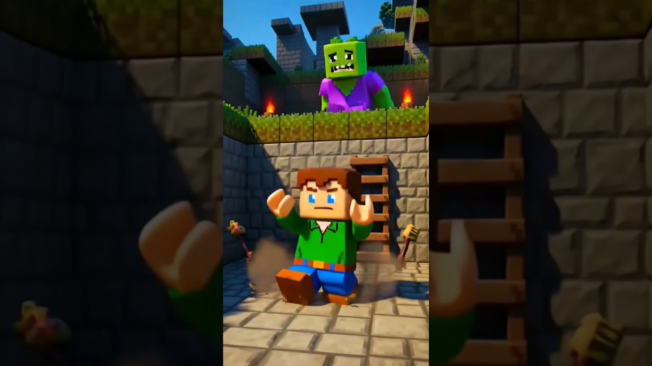 Trap Fail. Minecraft Mini Comedy Story