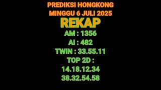 PREDIKSI HK | PREDIKSI HONGKONG 6 Juli 2025 | RUMUS HK | ANGKA JITU HK | SYAIR HK