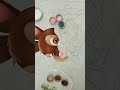 #shorts Coelhinho da Páscoa Pintura em Tecido - Parte 2 - Aula Completa no Canal 🎨🖌🐰