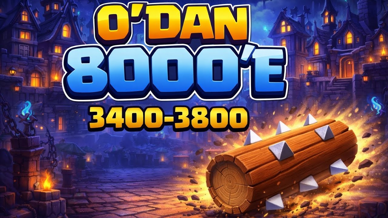 0'dan 8000'e serisi 10.bölüm (3400-3500)TOMRUK BULUNMUŞTUR para harcamadan nasıl kupa kasilır