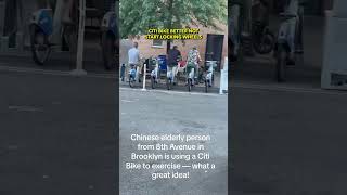 Chinese Elderly In New York Are Using Citi Bike To Exercise