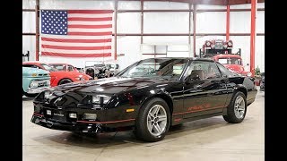 1985 Chevy Camaro Z28 Iroc Z Black