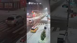 Snow days in New York ☃️ #snow #weather #storm #christmas #holidays #city #timessquare #nyc #shorts