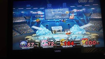 Super Smash Bros. Brawl Meta Knight (CPU) VS. Jigglypuff (CPU) VS. Wario (CPU) VS. Ness (CPU)