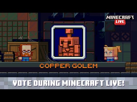 Minecraft Live 2021: Vote for the copper golem!