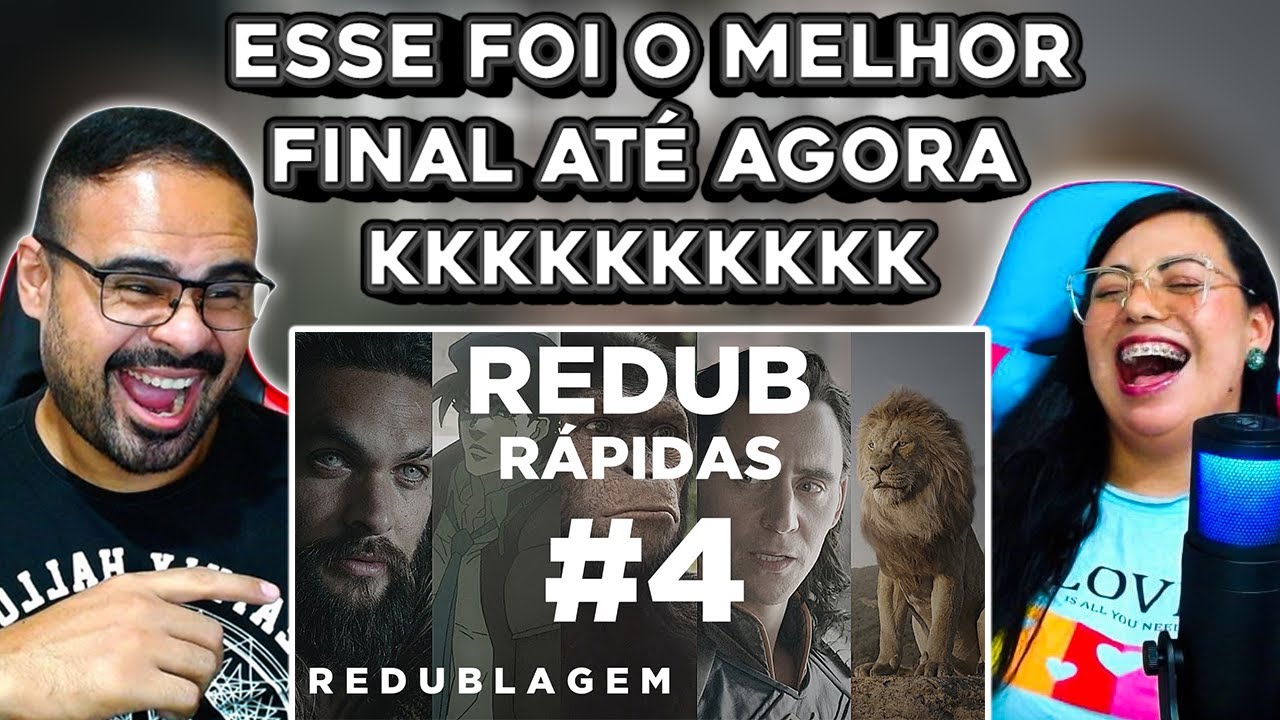 REACT EM CASAL Pabollo Redub Rápidas #4 (Paródia Redublagem)