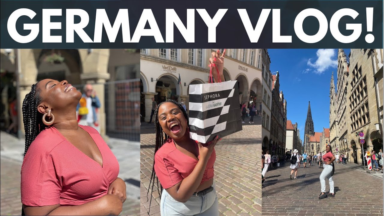 GERMANY TRAVEL VLOG!  I SPENT 400 EUROS WORTH OF FENTY BEAUTY! BEST VEGAN FOOD SPOTS IN GERMANY