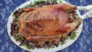 وزة مشوية على طريقتي حرفيا طعم لا يقاوم! - how to make grilled roasted goose recipe