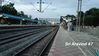 ⚡12695 - TVC CENTRAL SF EXPRESS⚡lead's AJJ WAP-4 [ UNSCHEDULED HALT - FOR SIGNAL🚦🚦CLEARANCE ] at TPT